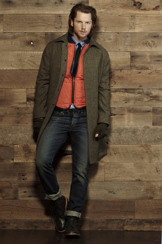 Comment porter une veste orange