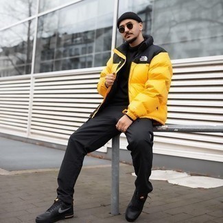 Comment porter une veste orange pour un style chic decontractés quand il fait froid