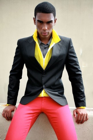 Comment porter une veste orange pour un style chic decontractés