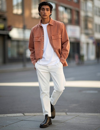 Comment porter une chemise orange