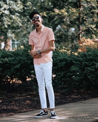 Comment porter une chemise orange