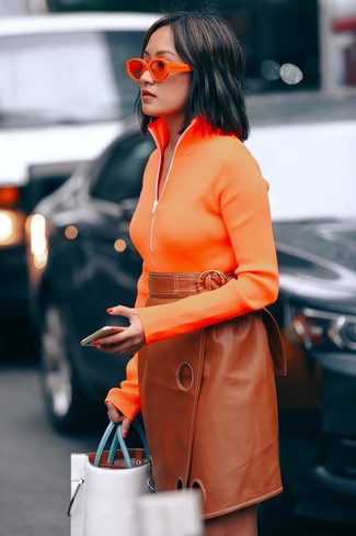 Comment porter des lunettes de soleil orange
