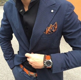 Comment porter une montre orange