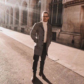 Comment porter un pardessus avec des bottes brogue
