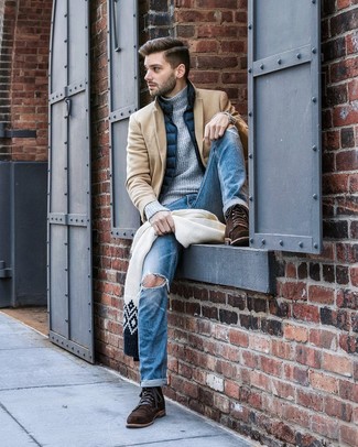 Comment porter un pardessus pour un style decontractés en hiver