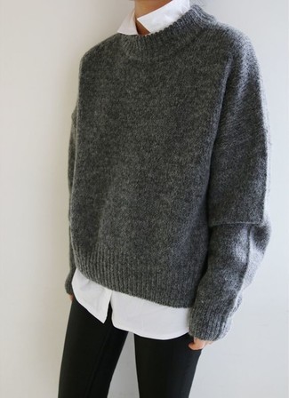 Comment porter un pull surdimensionné avec un jean