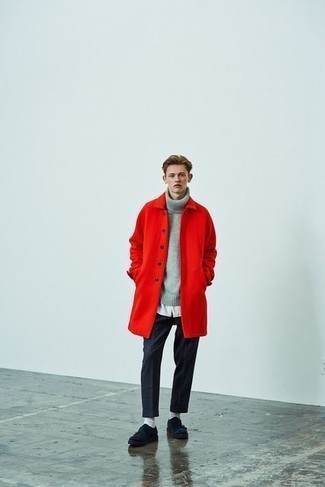 Manteau rouge LERROS