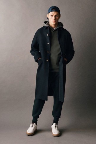 Pardessus bleu marine Lardini
