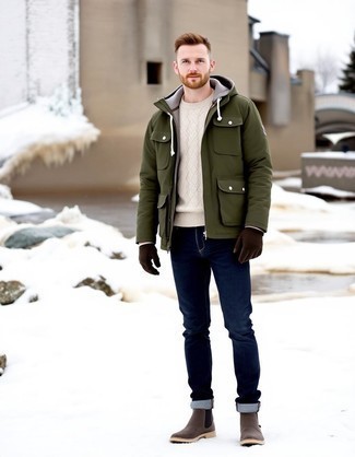 Comment porter une parka avec un jean