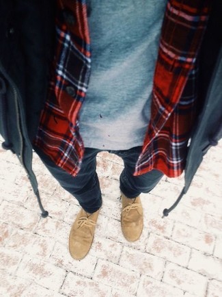 Comment porter une parka avec un jean