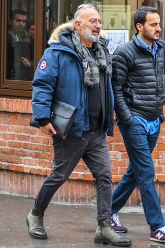 Comment porter une parka avec un jean