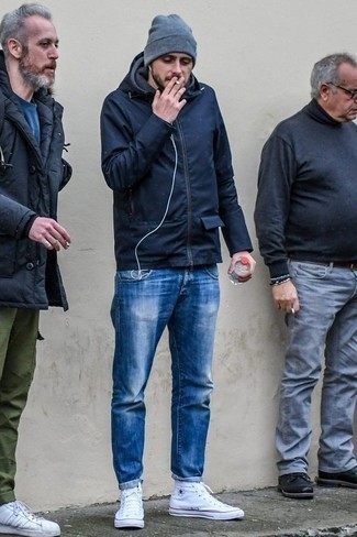 Comment porter une parka avec un jean