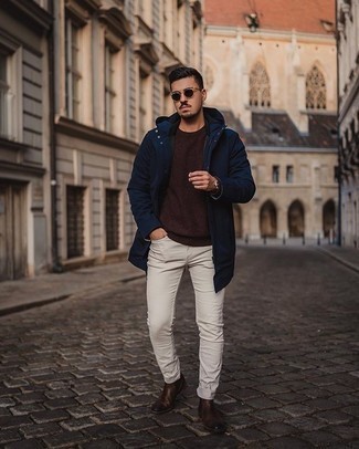 Comment porter une parka avec un jean