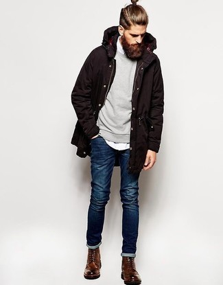Comment porter une parka avec un jean