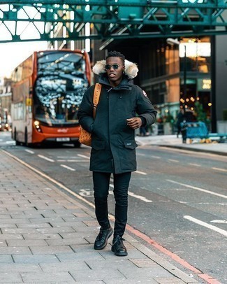 Comment porter une parka avec un jean