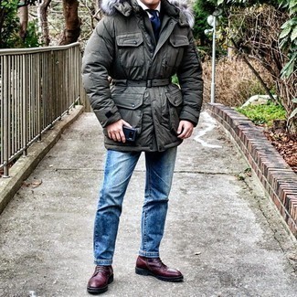 Comment porter une parka avec un jean