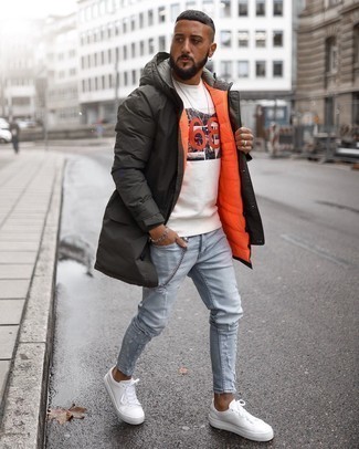 Comment porter une parka avec un jean