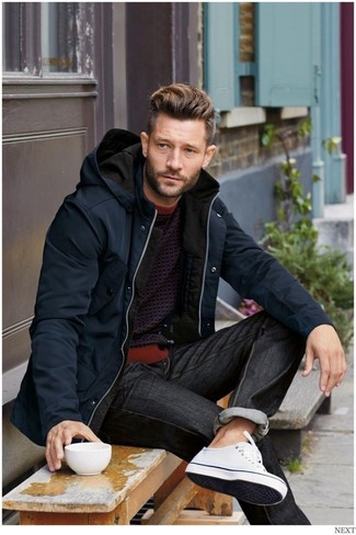 Comment porter une parka avec un jean
