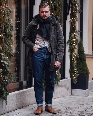 Comment porter une parka avec un jean