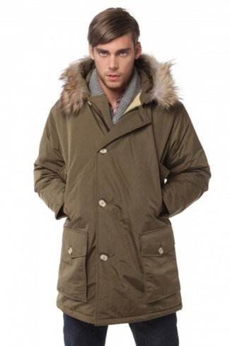 Parka marron Fred Perry