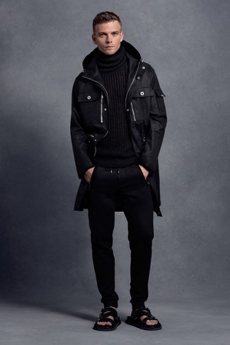Comment porter une parka avec un pantalon de jogging