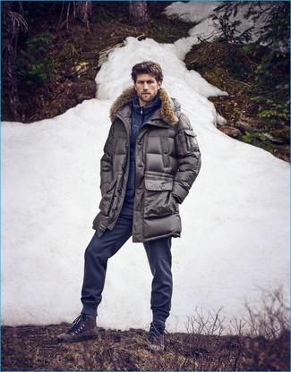 Comment porter une parka avec un pantalon de jogging