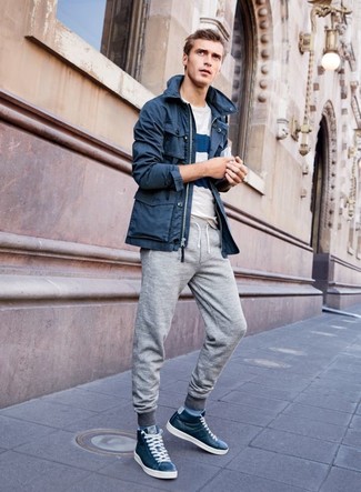 Comment porter une parka avec un pantalon de jogging