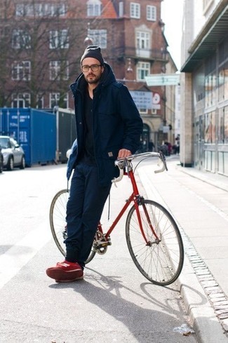 Comment porter une parka avec un pantalon de jogging