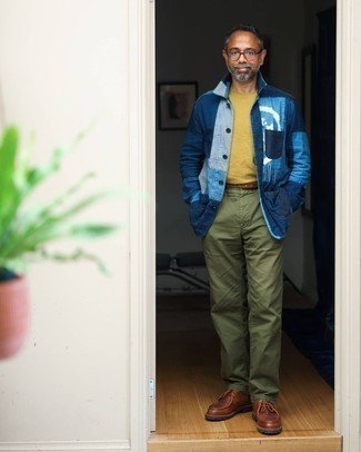Comment porter une veste-chemise à patchwork