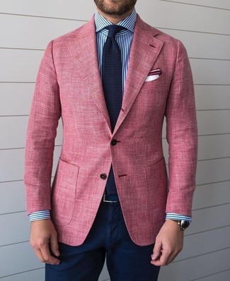 Comment porter une veste rose pour un style chic decontractés