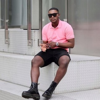 Comment porter un polo rose homme
