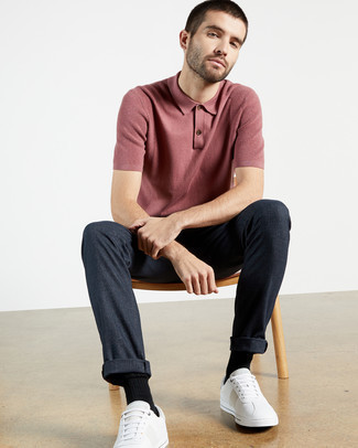 Comment porter un polo rose homme