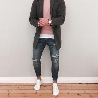 Comment porter un sweat-shirt rose