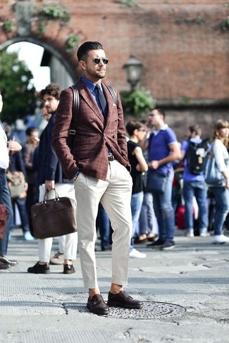 Comment porter un blazer croisé écossais