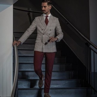 Comment porter un blazer croisé écossais