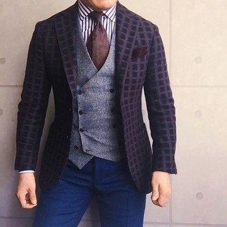 Comment porter un manteau en laine écossais en automne