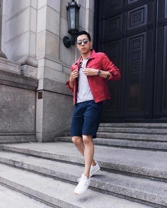 Comment porter un polo avec une veste harrington