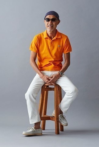 Polo orange Roberto Collina