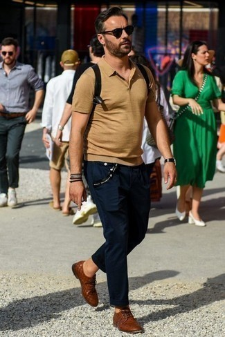Chaussures derby en cuir tressées marron Dolce & Gabbana