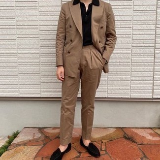Comment porter un polo avec un costume