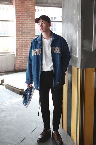Comment porter une veste en jean imprimée