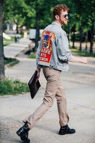 Comment porter une veste en jean imprimée