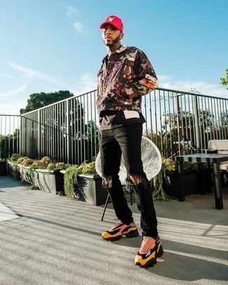 Comment porter une veste en jean imprimée