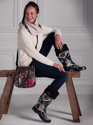 Comment porter des bottes de pluie imprimées