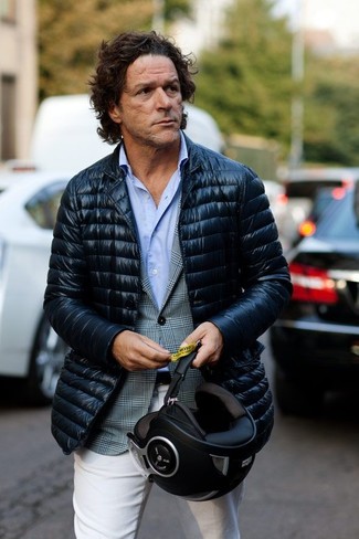 Comment porter une doudoune avec un blazer