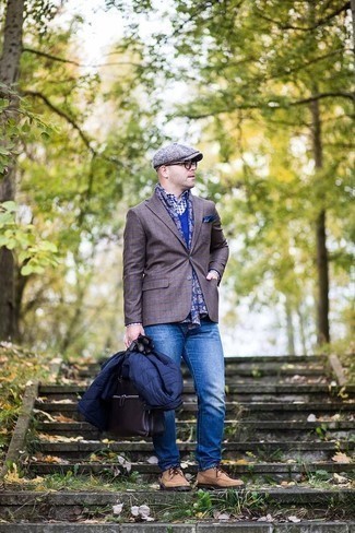Comment porter une doudoune avec un blazer