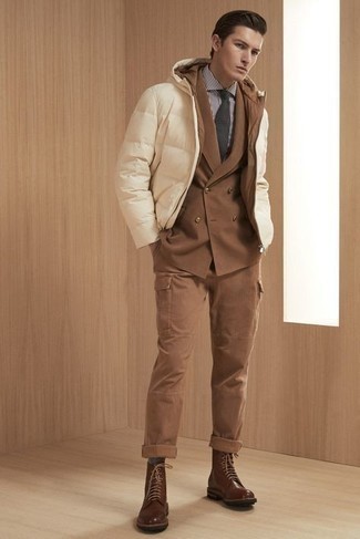 Comment porter une doudoune avec un blazer