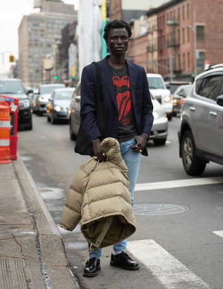 Comment porter une doudoune avec un blazer