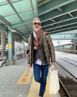 Comment porter une doudoune avec un blazer