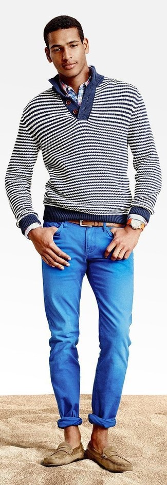 Chemise à manches longues écossaise blanc et rouge et bleu marine Carhartt WIP